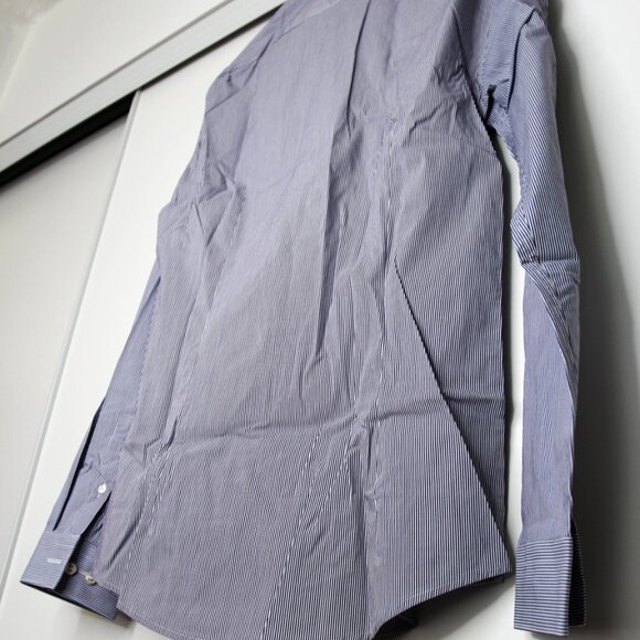 BNWT SS18 TIGER OF SWEDEN BRODIE STRIPED SHIRT 41 - Picture 6 of 11